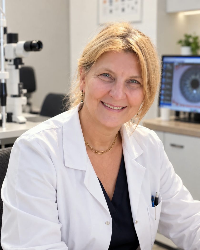 Portret van dr. Annick Michielsens in de onderzoeksruimte